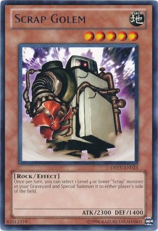 Scrap Golem DREV EN023 Rare Unlimited Scrap Golem DREV EN023 Rare Unlimited