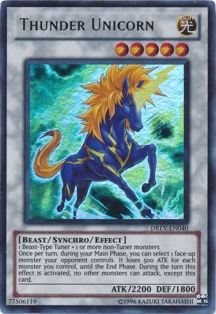 Thunder Unicorn DREV EN040 Ultra Rare Unlimited Thunder Unicorn DREV EN040 Ultra Rare Unlimited