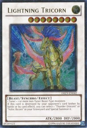 Ultimate Rare Lightning Tricorn DREV EN042 Unlimited Ultimate Rare Lightning Tricorn DREV EN042 Unlimited