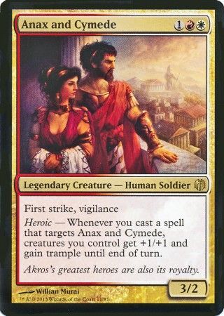 Anax and Cymede Duel Decks Heroes vs Monsters Singles Anax and Cymede Duel Decks Heroes vs Monsters Singles