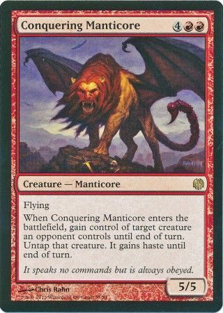 Conquering Manticore Conquering Manticore