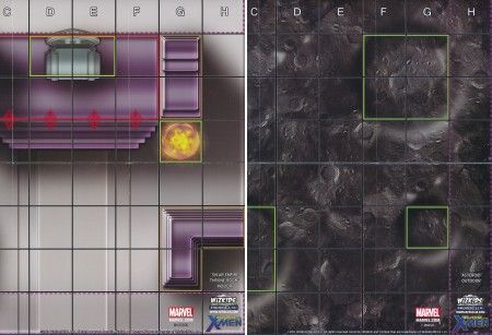 Shi Ar Empire Throne Room Indoor Asteroid Outdoor Map Heroclix Maps Terrain Heroclix