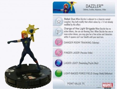 Dazzler #008 Wolverine and the X-Men Marvel Heroclix | TrollAndToad