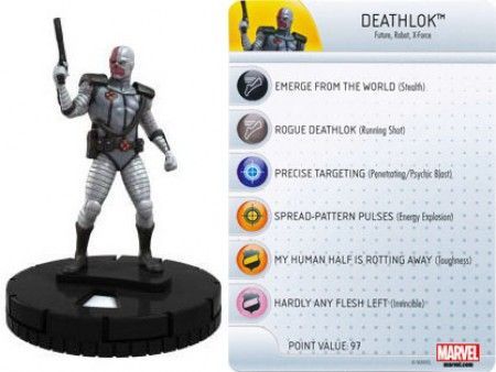 Deathlok 011a Wolverine and the X Men Marvel Heroclix Wolverine the X Men Booster Set Deathlok 011a Wolverine and the X Men Marvel Heroclix Wolverine the X Men Booster Set