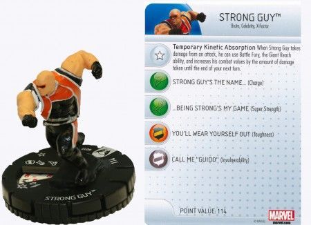 Strong Guy 012 Wolverine and the X Men Marvel Heroclix Strong Guy 012 Wolverine and the X Men Marvel Heroclix