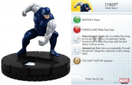 Cyber 015 Wolverine and the X Men Marvel Heroclix Wolverine the X Men Booster Set Cyber 015 Wolverine and the X Men Marvel Heroclix Wolverine the X Men Booster Set