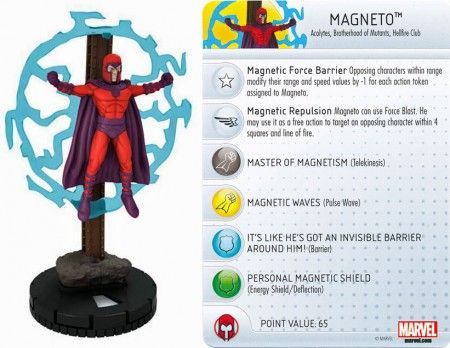 Magneto 037a Wolverine and the X Men Marvel Heroclix Magneto 037a Wolverine and the X Men Marvel Heroclix