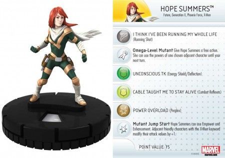 HOPE SUMMERS #040 #40 Wolverine and the X-Men Marvel Heroclix Rare
