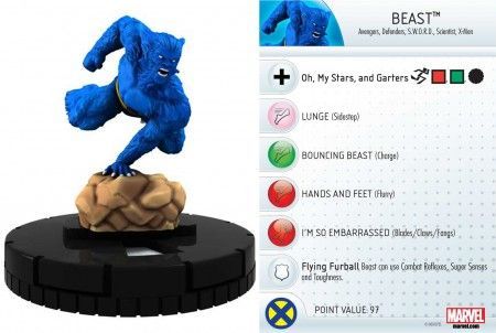 Beast 062 Wolverine and the X Men Marvel Heroclix Beast 062 Wolverine and the X Men Marvel Heroclix