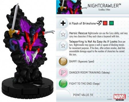 Nightcrawler 070 Wolverine and the X Men Marvel Heroclix Wolverine the X Men Booster Set Nightcrawler 070 Wolverine and the X Men Marvel Heroclix Wolverine the X Men Booster Set