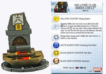 Hellfire Club T006 w Asset Dial Wolverine and the X Men Marvel Heroclix Hellfire Club T006 w Asset Dial Wolverine and the X Men Marvel Heroclix