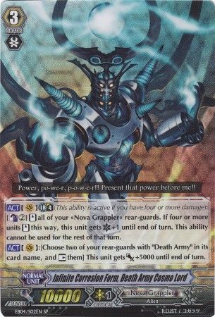 Infinite Corrosion Form Death Army Cosmo Lord EB04 S02EN Special Parallel SP Extra Booster 4 Infinite Phantom Legion Singles Infinite Corrosion Form Death Army Cosmo Lord EB04 S02EN Special Parallel SP Extra Booster 4 Infinite Phantom Legion Singles