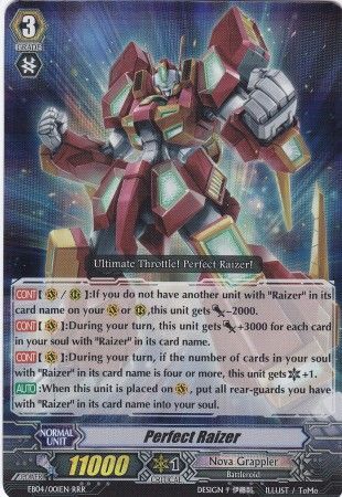 Perfect Raizer EB04 001EN Triple Rare RRR Extra Booster 4 Infinite Phantom Legion Singles Perfect Raizer EB04 001EN Triple Rare RRR Extra Booster 4 Infinite Phantom Legion Singles