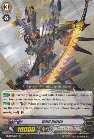 Gold Rutile EB04 008EN Rare R Gold Rutile EB04 008EN Rare R