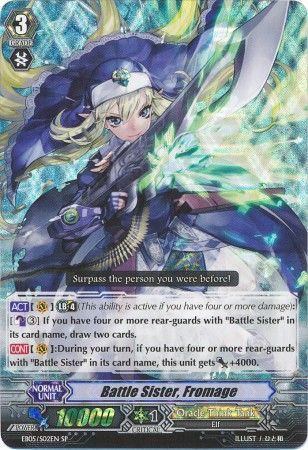 Battle Sister Fromage EB05 S02EN Special Parallel SP Extra Booster 5 Celestial Valkyries Singles Battle Sister Fromage EB05 S02EN Special Parallel SP Extra Booster 5 Celestial Valkyries Singles