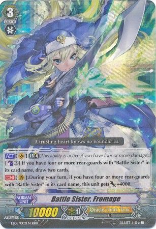 Battle Sister Fromage EB05 002EN Triple Rare RRR Battle Sister Fromage EB05 002EN Triple Rare RRR