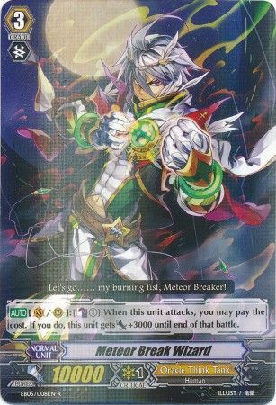 Meteor Break Wizard EB05 008EN Rare R Extra Booster 5 Celestial Valkyries Singles Meteor Break Wizard EB05 008EN Rare R Extra Booster 5 Celestial Valkyries Singles
