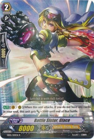 Battle Sister Glace EB05 010EN Rare R Extra Booster 5 Celestial Valkyries Singles Battle Sister Glace EB05 010EN Rare R Extra Booster 5 Celestial Valkyries Singles