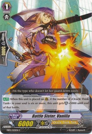 Battle Sister Vanilla EB05 025EN Common C Battle Sister Vanilla EB05 025EN Common C