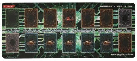 Yugioh Top 1000 Ranked Duelist Green Playmat Jan Mar 2011 Playmats Yugioh Top 1000 Ranked Duelist Green Playmat Jan Mar 2011 Playmats