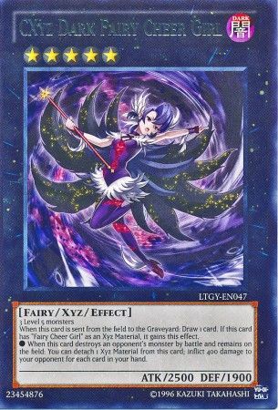 CXyz Dark Fairy Cheer Girl LTGY EN047 Rare Unlimited CXyz Dark Fairy Cheer Girl LTGY EN047 Rare Unlimited