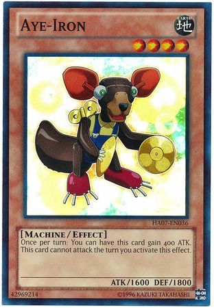 Aye Iron HA07 EN036 Super Rare Unlimited Aye Iron HA07 EN036 Super Rare Unlimited
