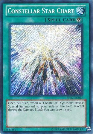Constellar Star Chart HA07 EN027 Secret Rare Unlimited Hidden Arsenal 7 Knight of Stars Unlimited Singles Constellar Star Chart HA07 EN027 Secret Rare Unlimited Hidden Arsenal 7 Knight of Stars Unlimited Singles