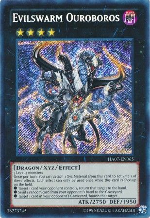 Evilswarm Ouroboros HA07 EN065 Secret Rare Unlimited Evilswarm Ouroboros HA07 EN065 Secret Rare Unlimited