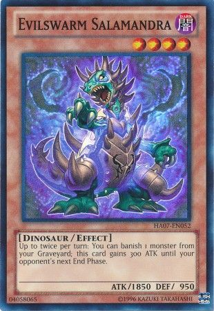 Evilswarm Salamandra HA07 EN052 Super Rare Unlimited Hidden Arsenal 7 Knight of Stars Unlimited Singles Evilswarm Salamandra HA07 EN052 Super Rare Unlimited Hidden Arsenal 7 Knight of Stars Unlimited Singles