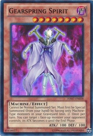 Gearspring Spirit HA07 EN038 Super Rare Unlimited Gearspring Spirit HA07 EN038 Super Rare Unlimited