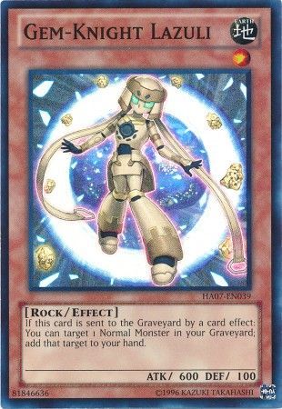 Gem Knight Lazuli HA07 EN039 Super Rare Unlimited Gem Knight Lazuli HA07 EN039 Super Rare Unlimited