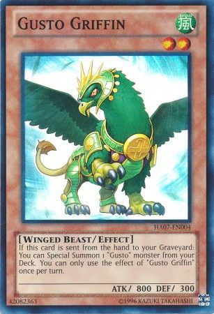 Gusto Griffin HA07 EN004 Super Rare Unlimited Gusto Griffin HA07 EN004 Super Rare Unlimited