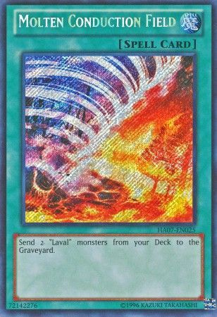 Molten Conduction Field HA07 EN025 Secret Rare Unlimited Hidden Arsenal 7 Knight of Stars Unlimited Singles Molten Conduction Field HA07 EN025 Secret Rare Unlimited Hidden Arsenal 7 Knight of Stars Unlimited Singles