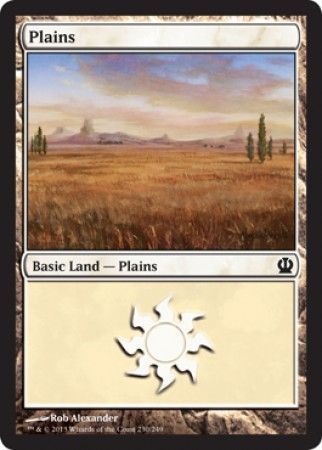 Plains 230 Theros Singles Plains 230 Theros Singles