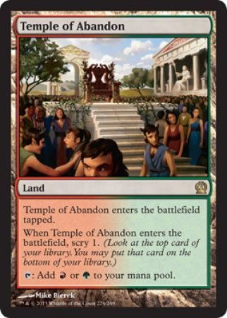 Temple of Abandon Theros Singles Temple of Abandon Theros Singles