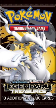 Factory Sealed! Pokemon Black and White LEGENDARY TREASURES *ONE* Booster Pack 