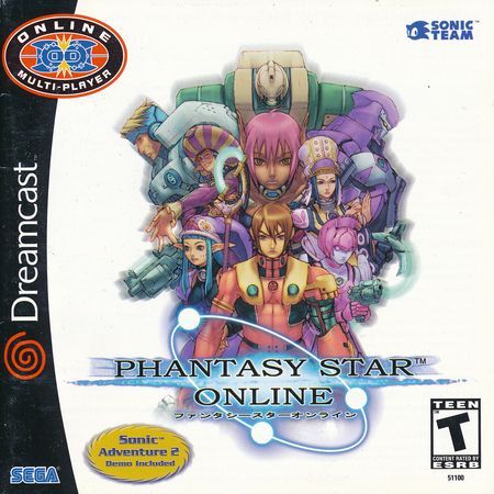 Phantasy Star Online Version 2 Sega Dreamcast Phantasy Star Online Version 2 Sega Dreamcast