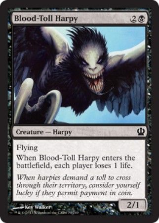 Blood Toll Harpy Theros Singles Blood Toll Harpy Theros Singles