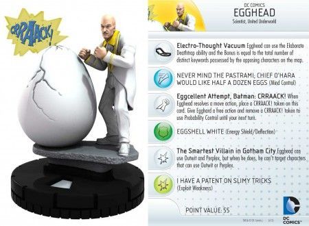 Egghead 007 Batman Classic TV Series DC Heroclix DC Batman Classic TV Series Singles Egghead 007 Batman Classic TV Series DC Heroclix DC Batman Classic TV Series Singles