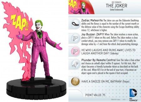 The Joker 015 Batman Classic TV Series DC Heroclix DC Batman Classic TV Series Singles The Joker 015 Batman Classic TV Series DC Heroclix DC Batman Classic TV Series Singles