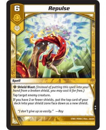 Repulse 7 80 Uncommon Kaijudo Shattered Alliances 9SHA Repulse 7 80 Uncommon Kaijudo Shattered Alliances 9SHA