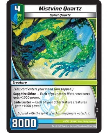 Mistvine Quartz 69 80 Uncommon Kaijudo Shattered Alliances 9SHA Mistvine Quartz 69 80 Uncommon Kaijudo Shattered Alliances 9SHA