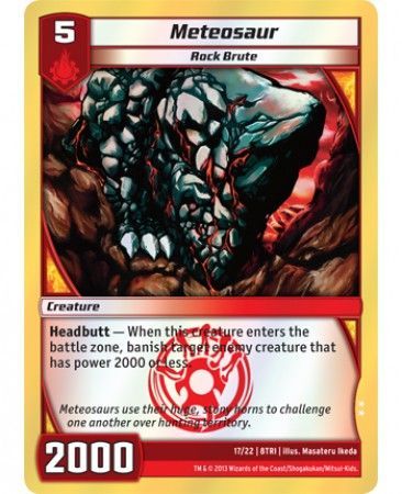 Meteosaur 17 22 Uncommon Kaijudo Triple Strike 8TRI Meteosaur 17 22 Uncommon Kaijudo Triple Strike 8TRI