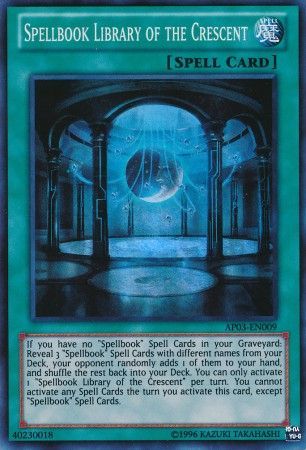 Spellbook Library of the Crescent AP03 EN009 Super Rare Spellbook Library of the Crescent AP03 EN009 Super Rare