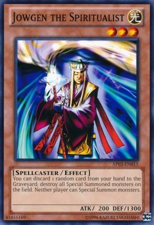 Jowgen the Spiritualist AP03 EN015 Common Astral Pack 3 AP03 Jowgen the Spiritualist AP03 EN015 Common Astral Pack 3 AP03