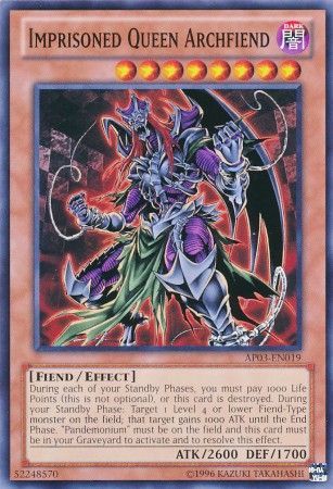 Imprisoned Queen Archfiend AP03 EN019 Common Imprisoned Queen Archfiend AP03 EN019 Common