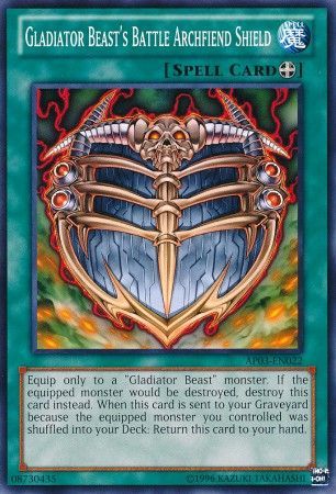 Gladiator Beast s Battle Archfiend Shield AP03 EN022 Common Astral Pack 3 AP03 Gladiator Beast s Battle Archfiend Shield AP03 EN022 Common Astral Pack 3 AP03