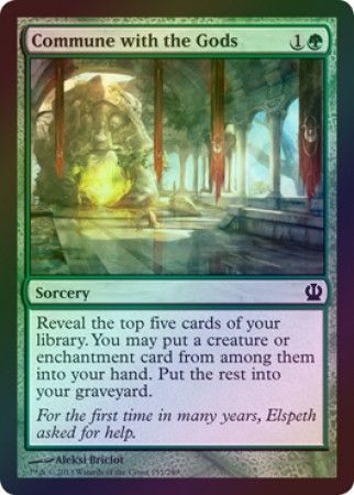 Commune with the Gods Foil Commune with the Gods Foil