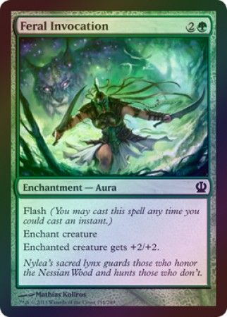 Feral Invocation Foil Theros Foil Singles Feral Invocation Foil Theros Foil Singles