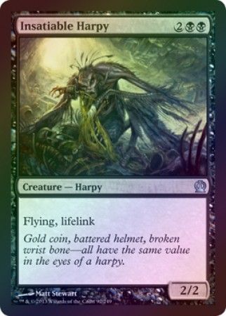 Insatiable Harpy Foil Theros Foil Singles Insatiable Harpy Foil Theros Foil Singles